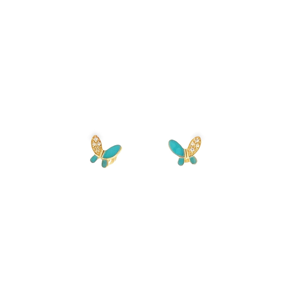 Baby Blue Butterfly Earrings