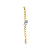 Mixed Shape Cuban Chain Bracelet