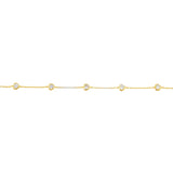 Lab Diamond by Yard Heart Bracelet