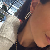 Illusion Diamond Hoops