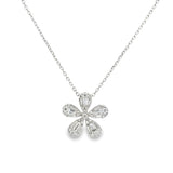 Baguette Flower Necklace