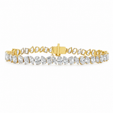 Lab Mixshape Tennis Bracelet