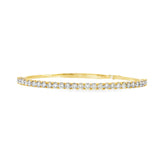 YG 2 ct Diamond Flex Bangle
