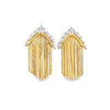 Diamonds & Fringe Earrings