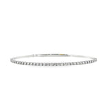 Thin Diamond Flexi Bangle YG