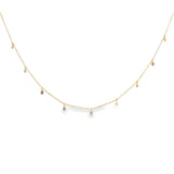 Hanging Diamond Pear Necklace