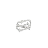 3 Row Mixshape Wavy Ring