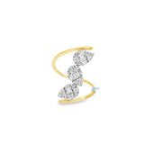 Triple Pear Ring