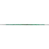 Emerald & Diamond Ombre Tennis Bracelet