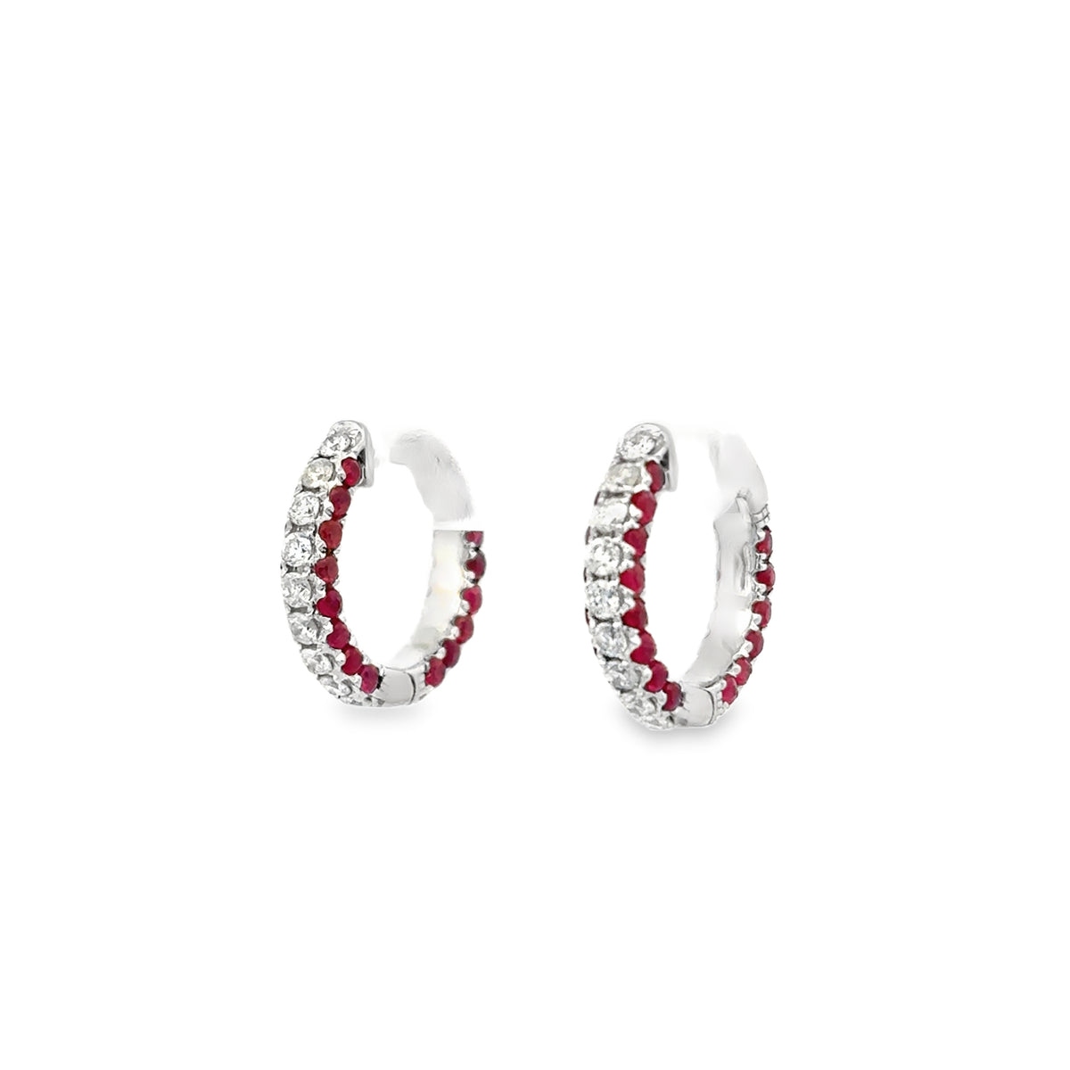 WG Ruby/Diamond Huggies