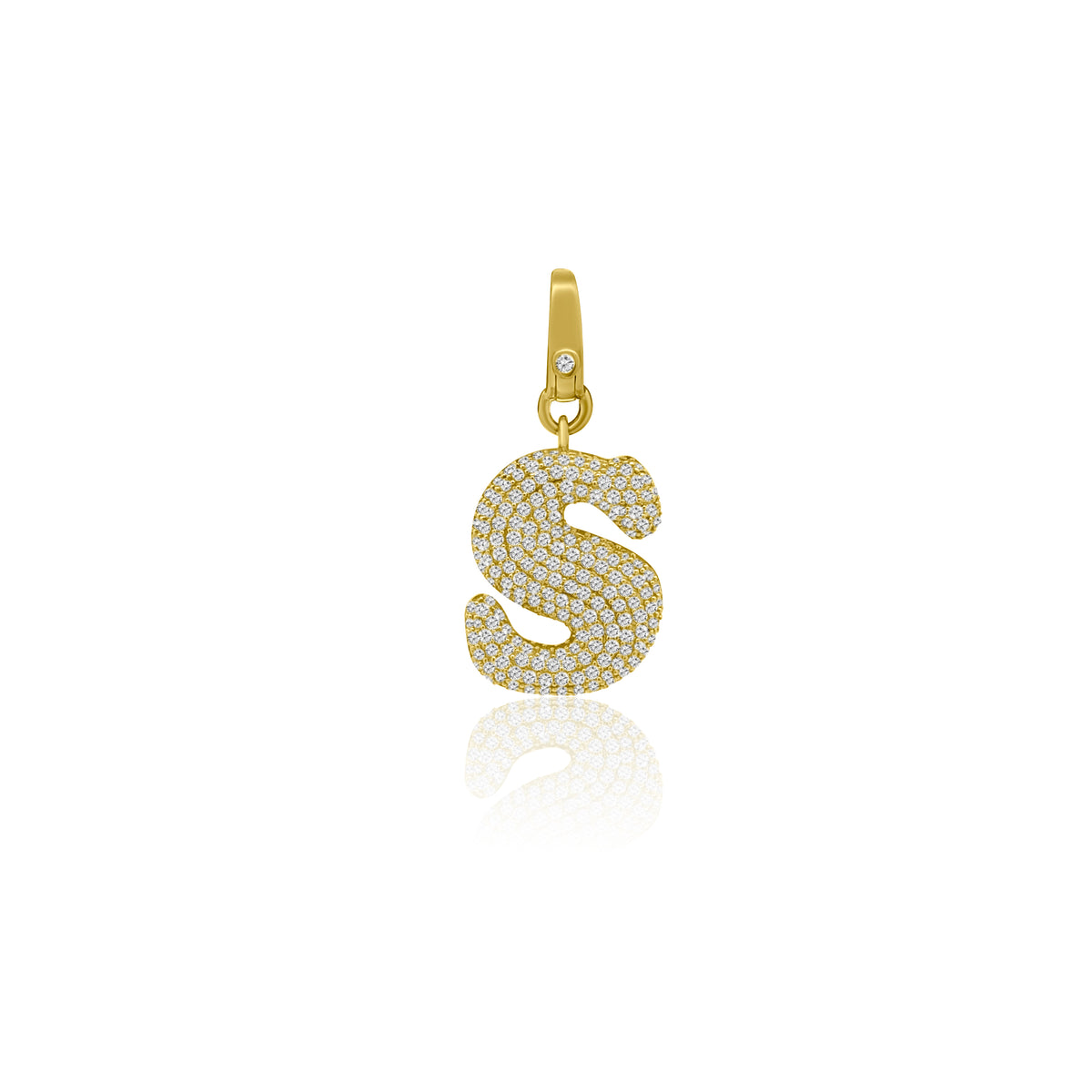 Bubble Diamond Initial Charm