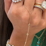 Bezel Wavy Ring- WG