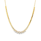 Bezel Diamond Necklace