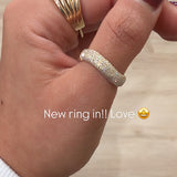 Pave Wave Ring