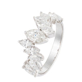 Graduated Marquise Ring