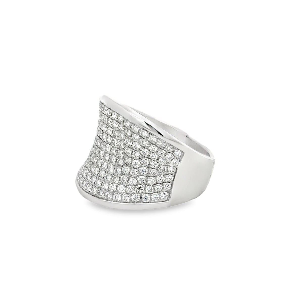 Pave Diamond Statement Ring