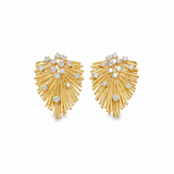 Scattered Diamond Spike Earrings