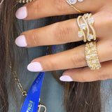 Triple Pear Ring