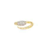 Yellow Gold Snake Wrap Ring