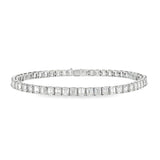 Emerald Cut Diamond Tennis Bracelet