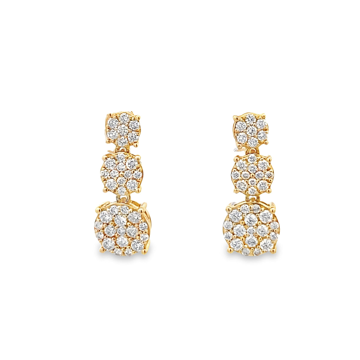 Round Drop Earrings