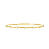 Ball Chain Diamond Flexi Bangle YG