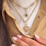 Tourmaline Starburst Charm