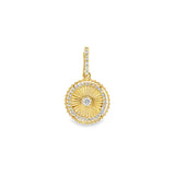 Round Fluted Charm