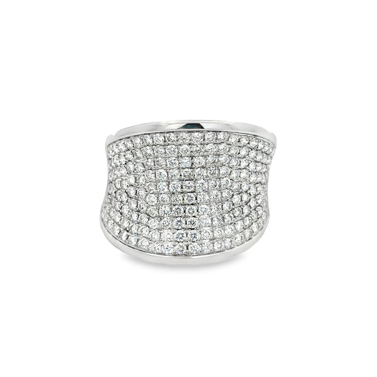 Pave Diamond Statement Ring