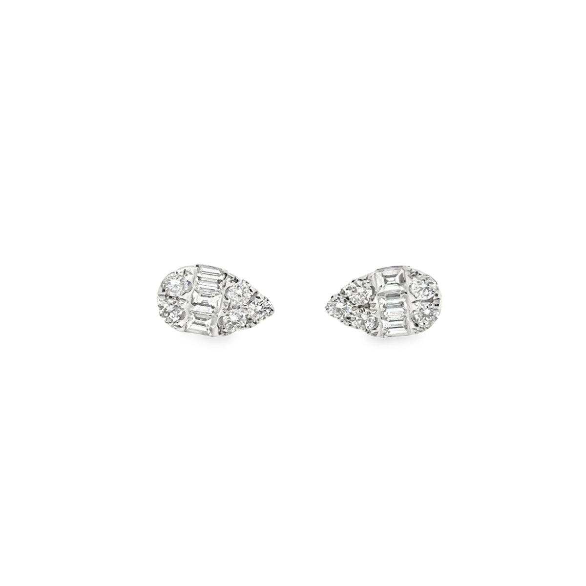 Cluster Pear Studs