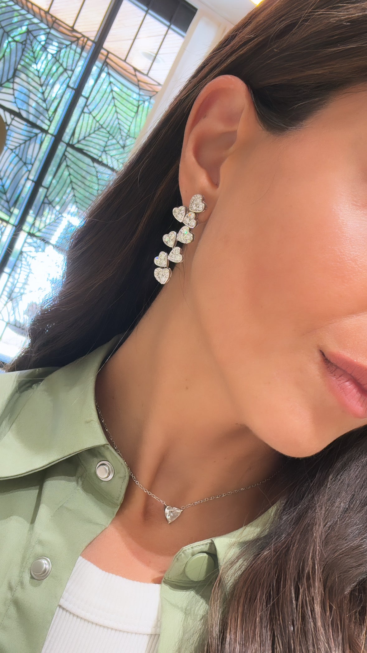 Hanging Hearts Earrings