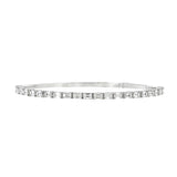 Emerald Cut Diamond Flex Bangle