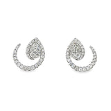 Diamond Loop Earrings