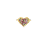 Multicolor Heart Ring