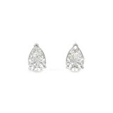 Lab Pear Diamond Studs - 4.11 ct