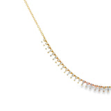 Spike Baguette Necklace