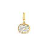 Lab East West Oval Charm- 3.04 ct