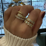 Yellow Gold Snake Wrap Ring