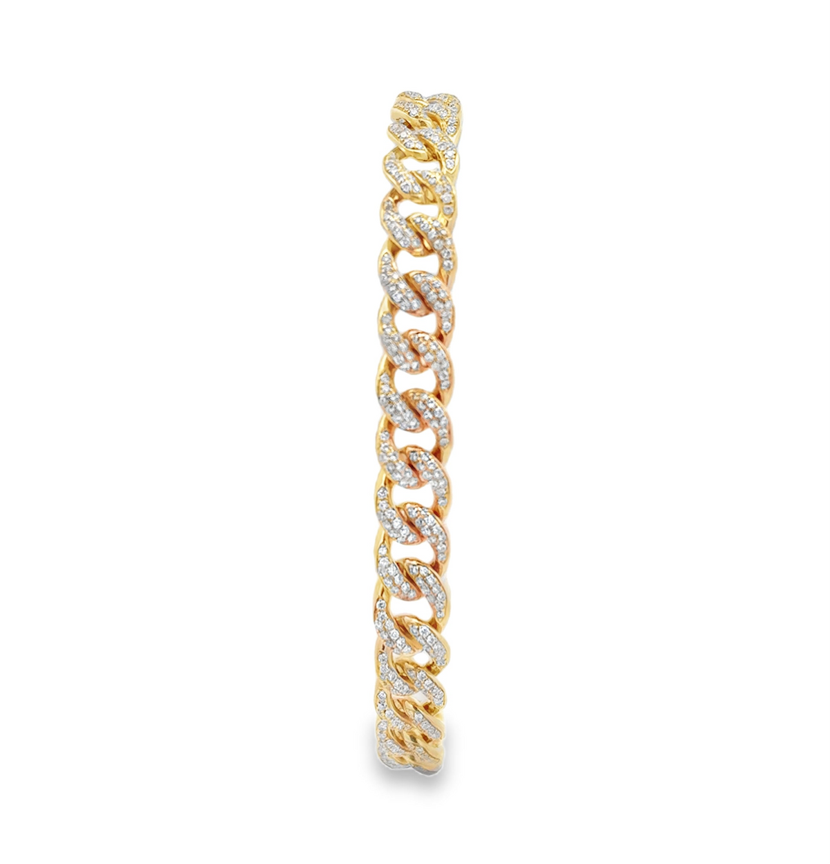 Diamond Cuban Chain Bracelet (6.5 inch)