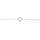 WG Open Heart Bracelet