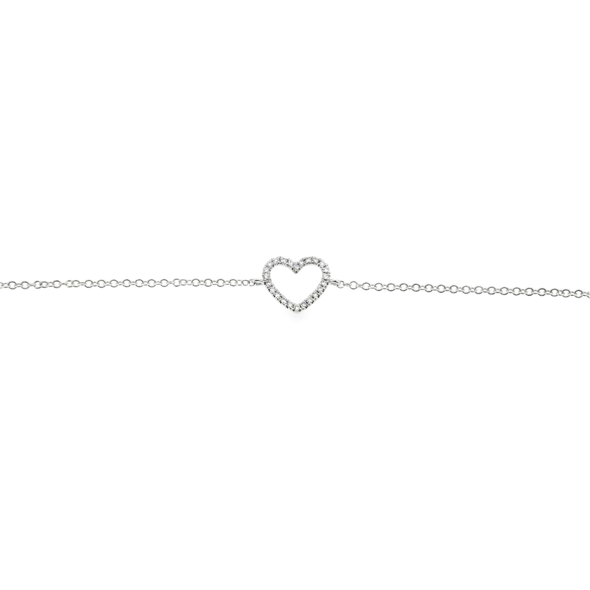 WG Open Heart Bracelet