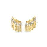 Marquise Diamond Fringe Earrings