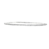 Skinny Tennis Flexi Bangle- WG