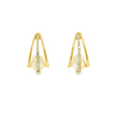 Small Cage Earrings With Pearl