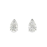 Lab Pear Diamond Studs - 5.15 ct