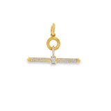 Diamond Toggle Charm