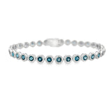 London Blue Topaz & Diamond Bracelet