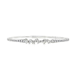 Mixed Shape Diamond Flexi Bangle