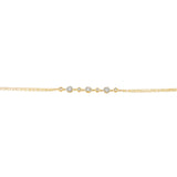Double Strand Dainty Diamond Bracelet