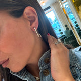 Snake Hoop Earrings